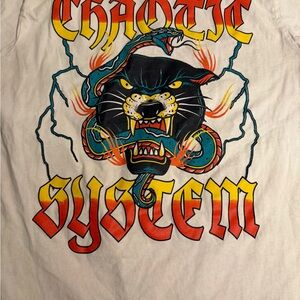 Graphic Panther Tee - White